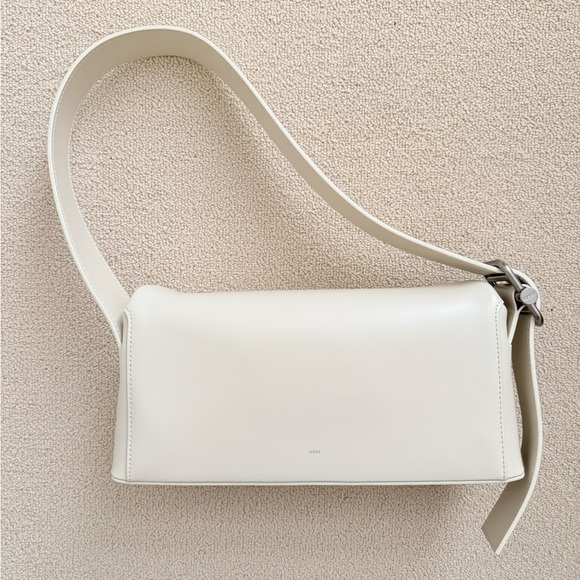 OSOI Leather Folder Brot Bag in Cream - Picture 3 of 13